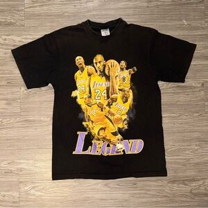 Shaka Wear Kobe Bryant LA Lakers #8 #24 “Legend Forever” Black Men’s Size Large